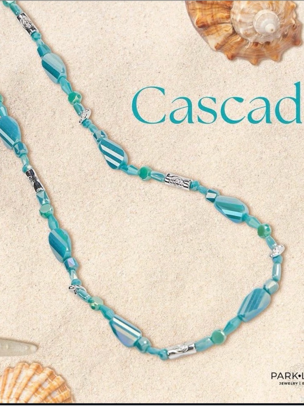 NWT Park Lane Turquoise Beaded Cascade Necklace